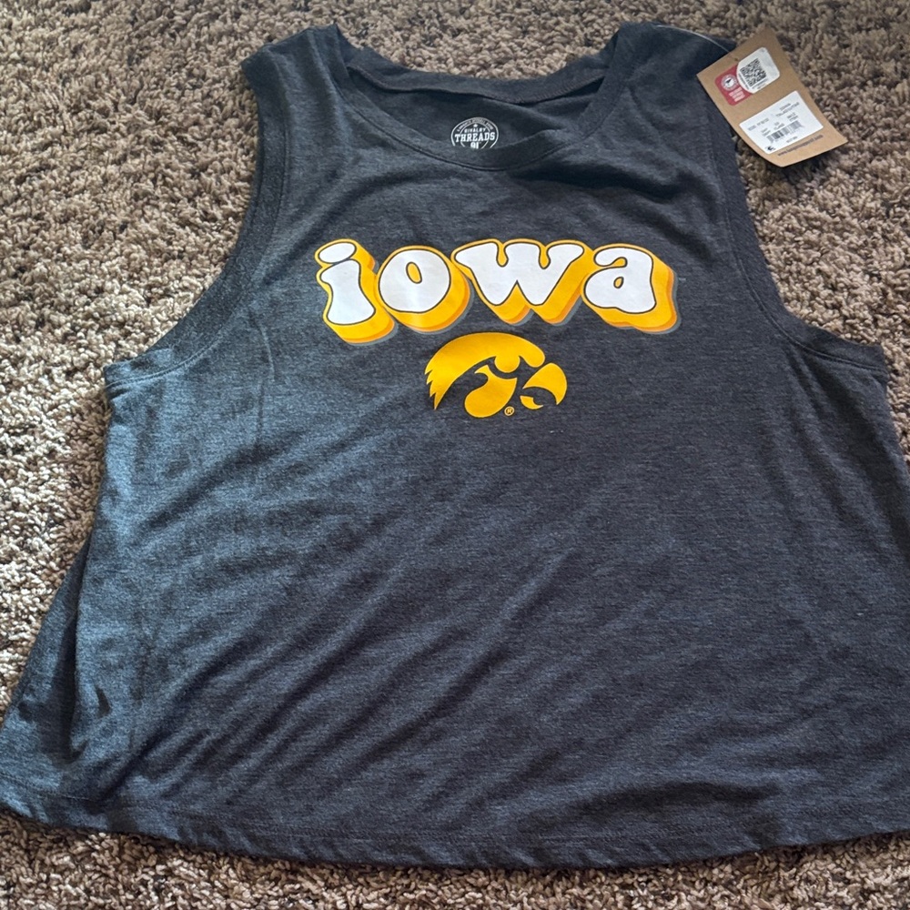 Charcoal Gray Iowa Tank Top